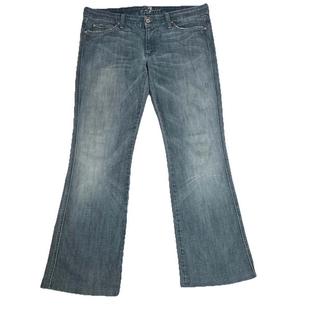 Seven 7 For All Mankind "A" Pocket Mens Jeans Denim 34x28 USA MADE VINTAGE
